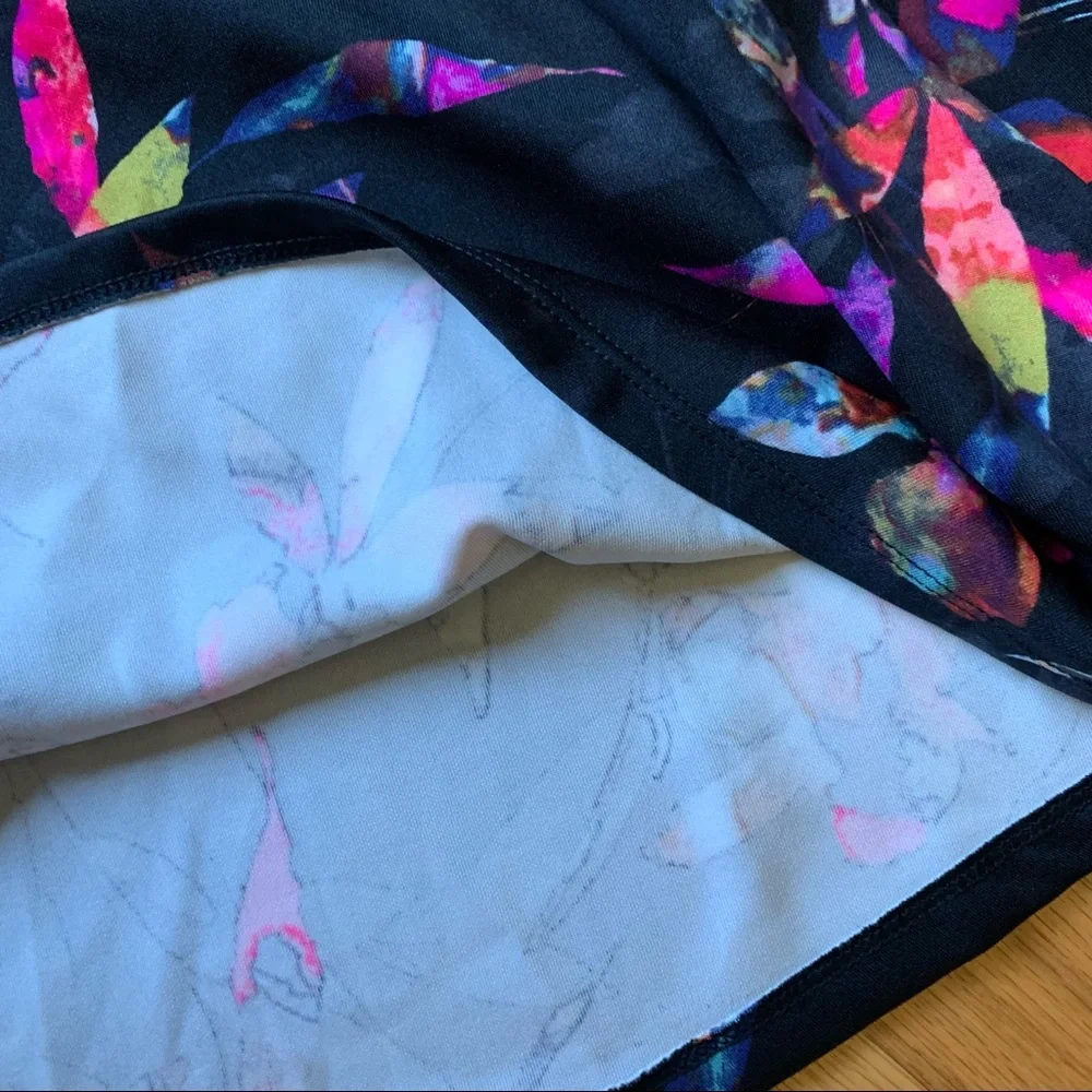 Torrid black floral scuba skater set - Picture 6 of 13